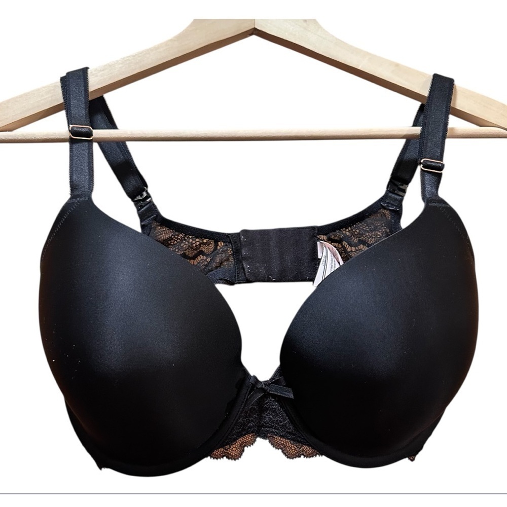EUC Victoria's Secret Black Lace Trim Bra